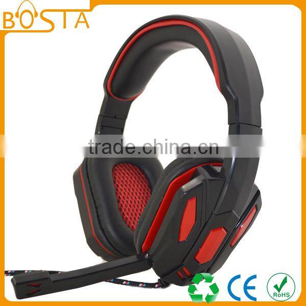 Stereo stylish fashion fancy cool colorful cheap gaming headphones for pc