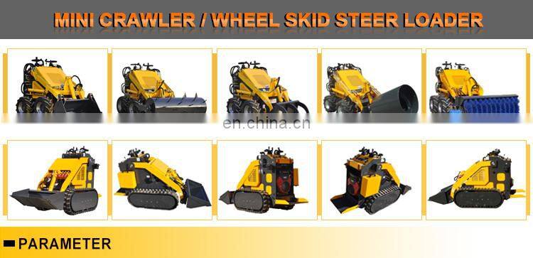 Simple To Operate Cheap Mini Skid Steer Loader Trencher For Sale
