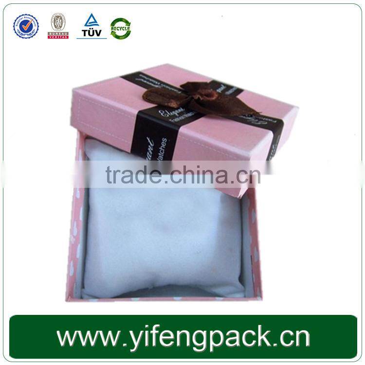 Custom high quanlity paper gift wrap box for watch wholesale
