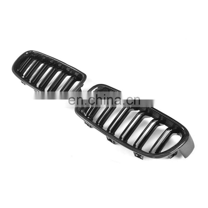 Glossy black grill for BMW M3 F30 carbon F35 2012-2016