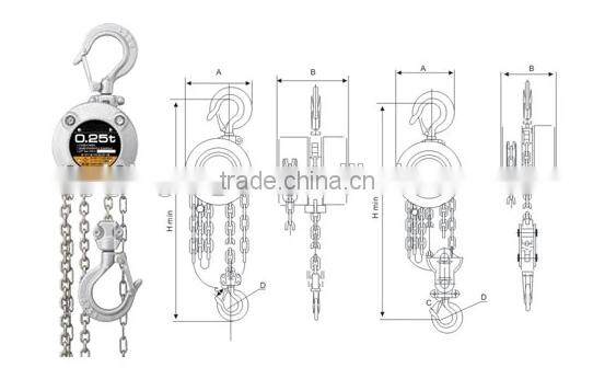 Steel Chain Hoist, Stainless Lifting Equipment