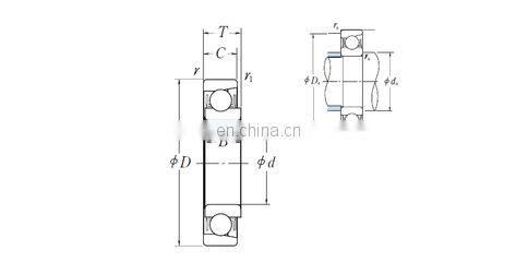 25x52x15mm Angular Contact Ball Bearing L25