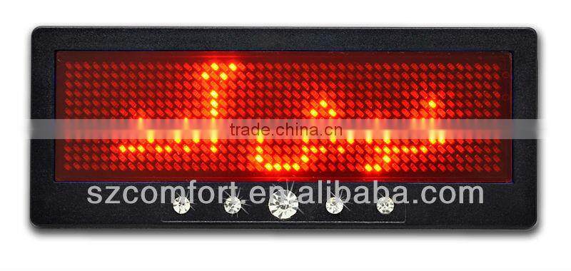 Hot sale fashion led name badge