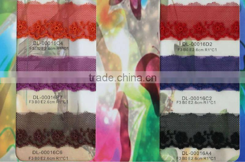 Flower pattern delicate embroidery lace for dress underwear shoes decoration