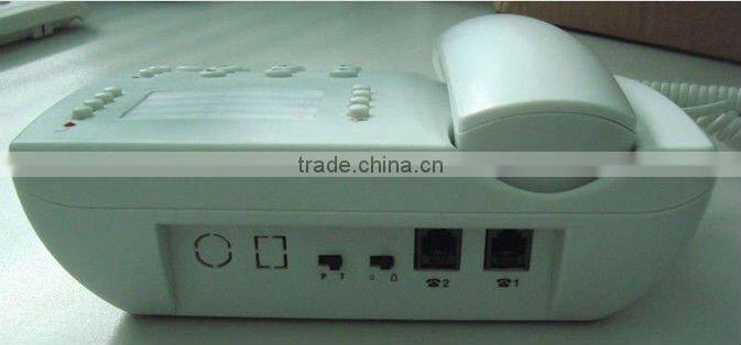 decorated basic corded telephone with one -touch memory function