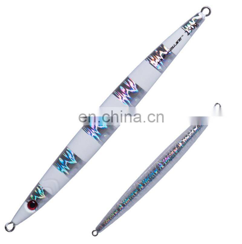 135mm 100g 3D Lure Eyes Laser Luminous Jigging Lure Trolling Metal Jigs Fast Jigs
