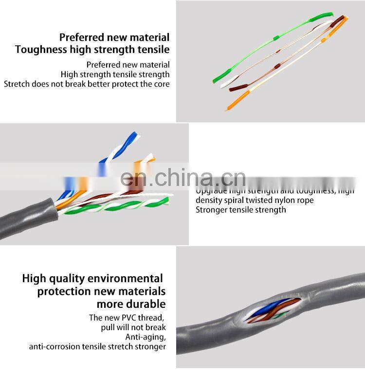 2021 Hot sale network communication 1000ft unshielded twisted 4 pair cat5 cat5e utp cable