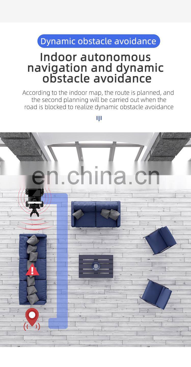 Assembled ROS MROS Lidar Car Mecanum Wheel Robot Car +4DOF Robotic Arm With 7" Touch Screen Range 12M/39.4FT