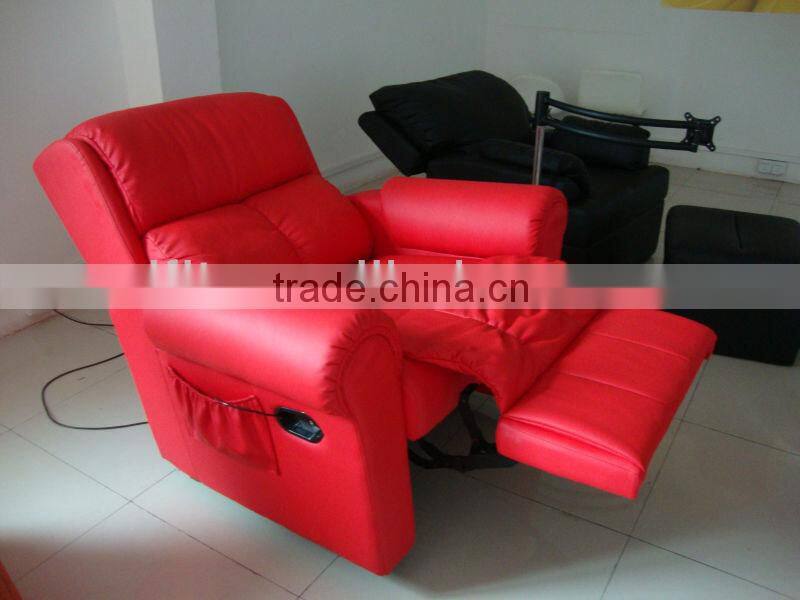 AK-C03A genuine electric leather recliner chairs