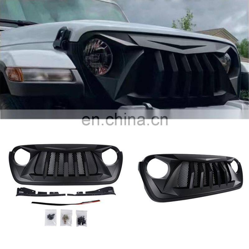 4*4 Off road parts ABS grille for Jeep wrangler JL 18+ Grille cover for Jeep wrangler accessories