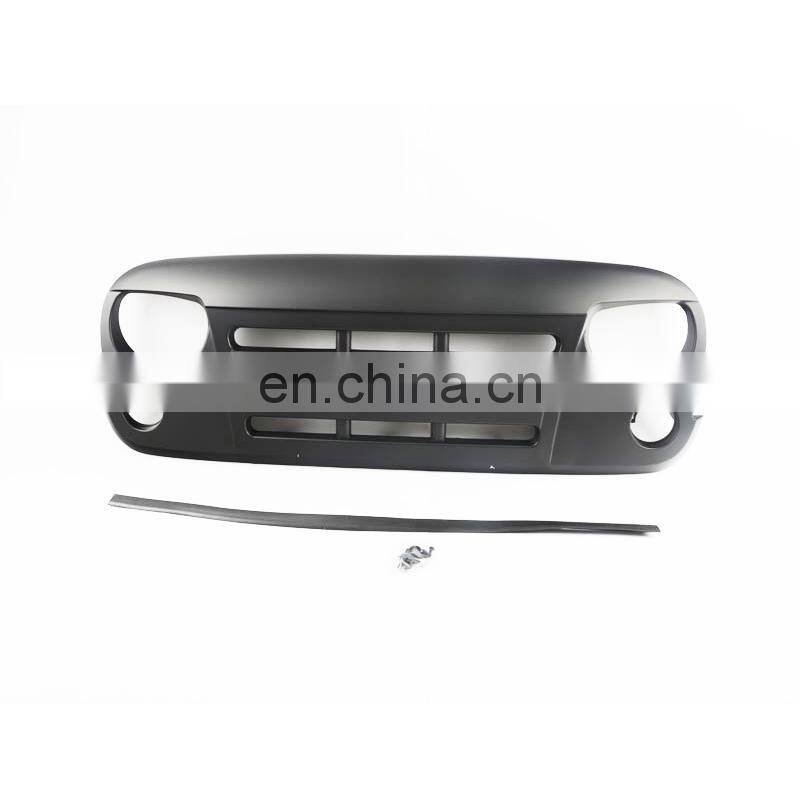 Front Grille for Jeep Wrangler JK 07+ 4x4 Accessories Maiker Offroad Manufacturer Black ABS Grille