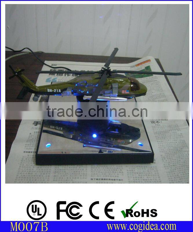 Home desk decoration bauble plastic toy airplane propeller flying toy airplane