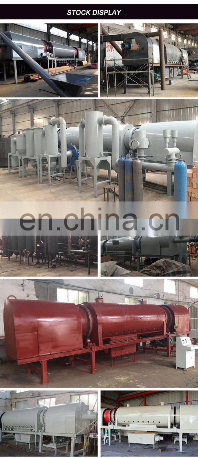 Continuous Making Charcoal Machine Sawdust Carbonization Stove Macadamia Nut Shell Charcoal Machine