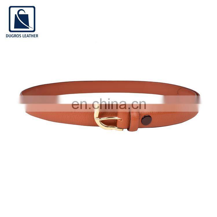 2021 New Arrival Gold Fitting Matching Stitching Unique Design Fashion Style Men Genuine Leather Belt at Low Price