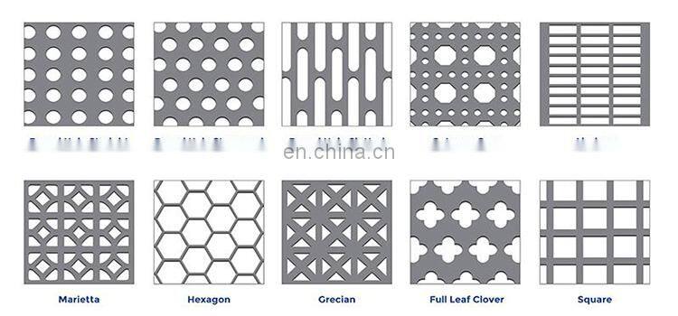 Widely used perforated metal pane aluminum perforated metal made in China