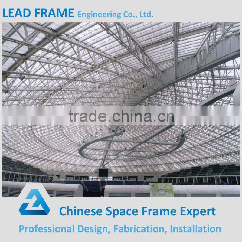 Beautiful steel space frame structure for stadium