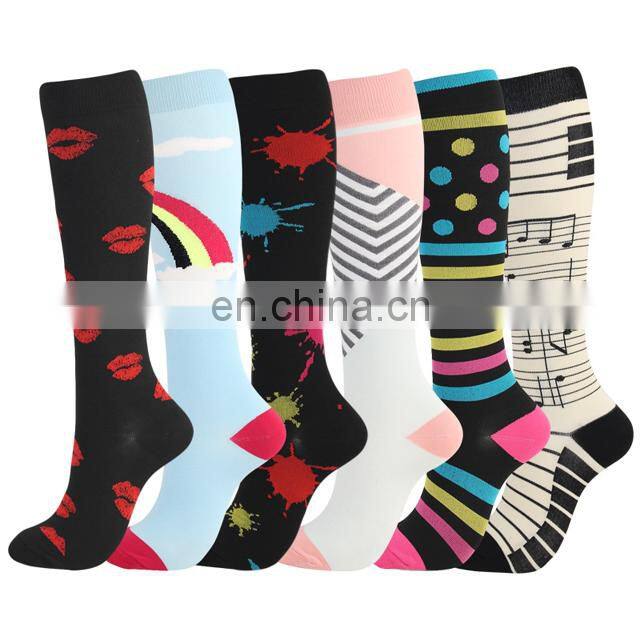 Men Women Varicose Athletic Fun Stocking Compression Sport Socks