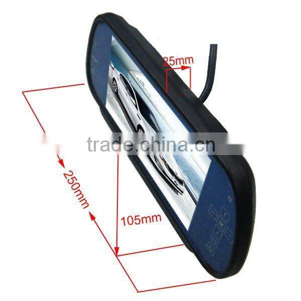 wholesale 7 inch special rearview mirror with Car MP5 player,USB+SD+FM