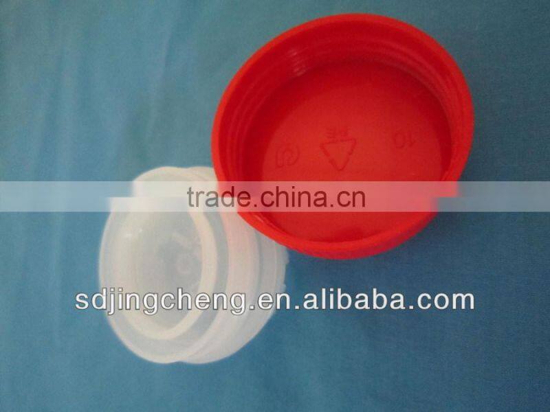 42mm industrial oil plastic screw caps with groove