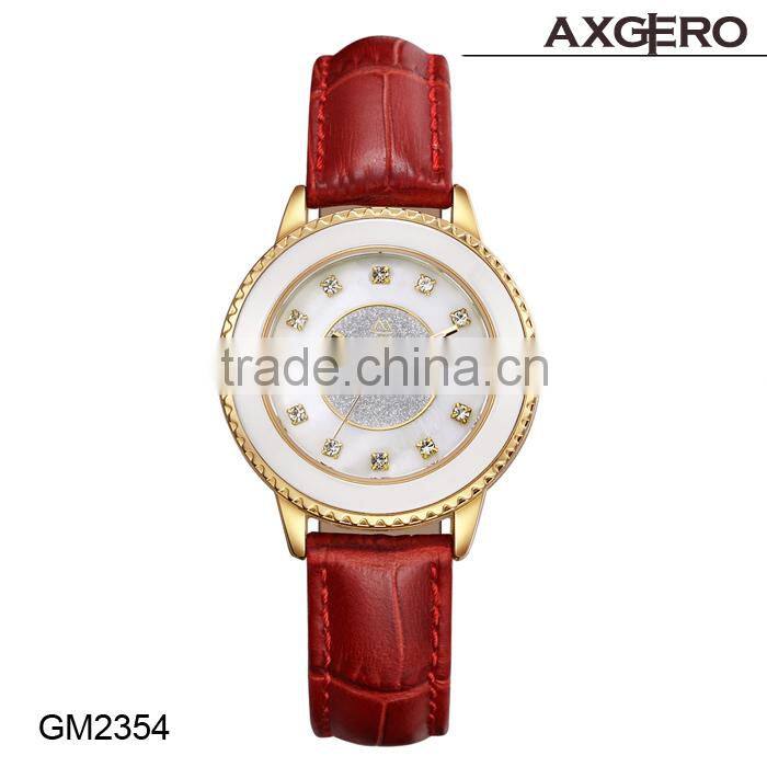 2015 hot selling quality charm wrist quartz watch