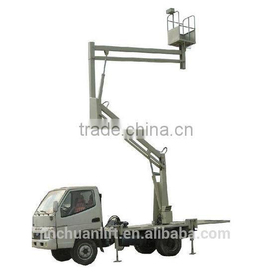 truck mounted mobile aerial work platform