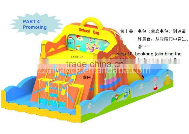 factory supply 0.55mm pvc event activity giant inflatable playground