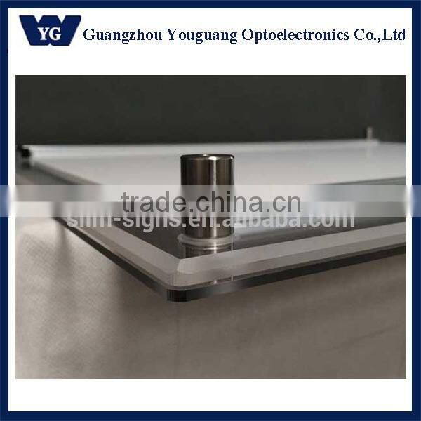 Hotsale: High brightness Double side Advertising display Crystal Acrylic light box CRD