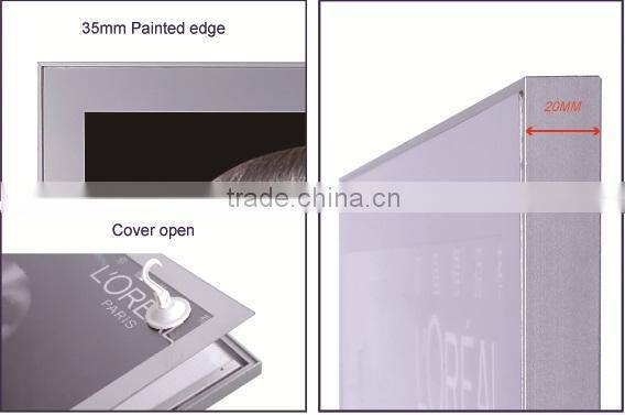 Indoor application Sign LED light box Magnetic LED light box for A1 size SDB-20