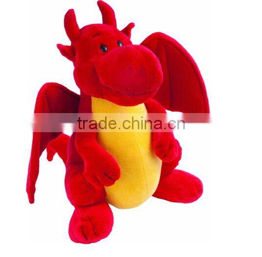2015 Dragon plush toy wholesale,cute soft red dragon plush toy,plush toy red dragon