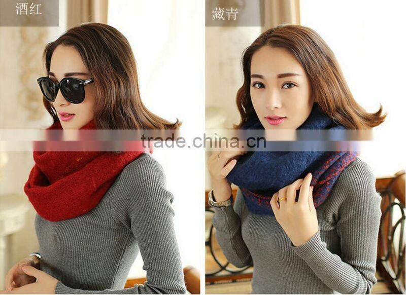 2015 Newest Design Circle Loop Boucle Yarm Fashion Winter Lady Scarf