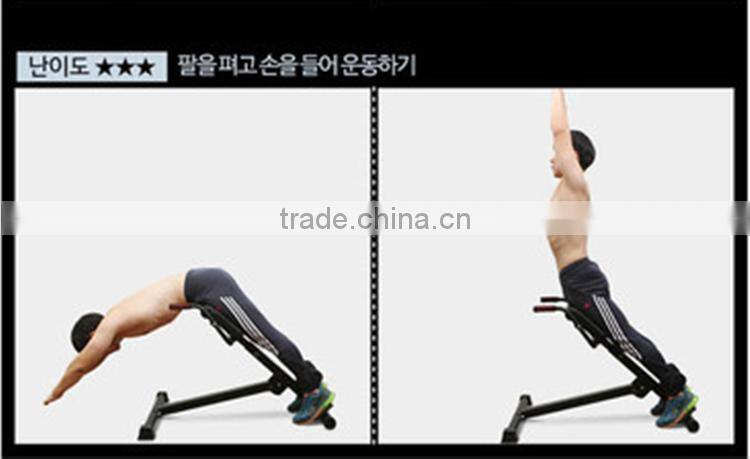 best selling back stretching muscle exercise Chair/popular commercial roman chair