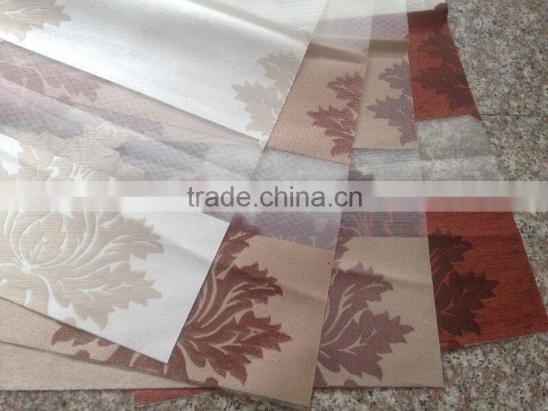 Promotional Cheap European Style Roller Type Jacquard zebra blinds