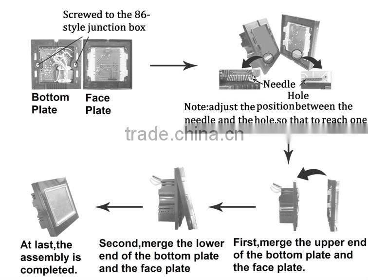 TDXE4466S Touch Screen Automatic Curtain Switch/home automation
