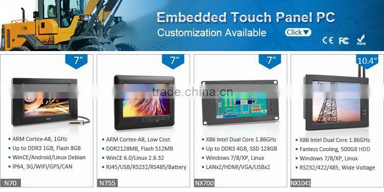 Industrial 7 inch touchscreen Lcd monitor vga lcd monitor