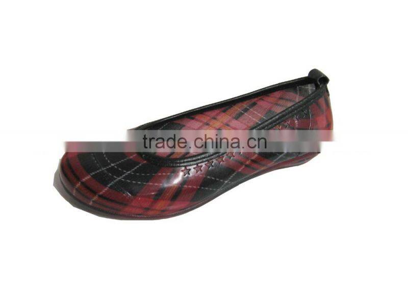Fashion Flat PVC Rain Shoes for Women/Casual Shoes