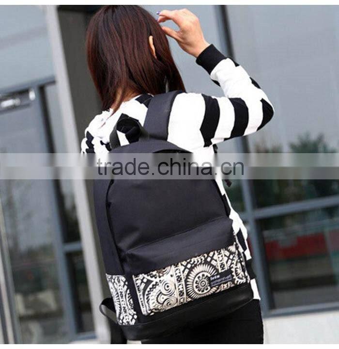 2016 New Chinese style school bags girls&boy canvas backpack men's travel bags women backpacks