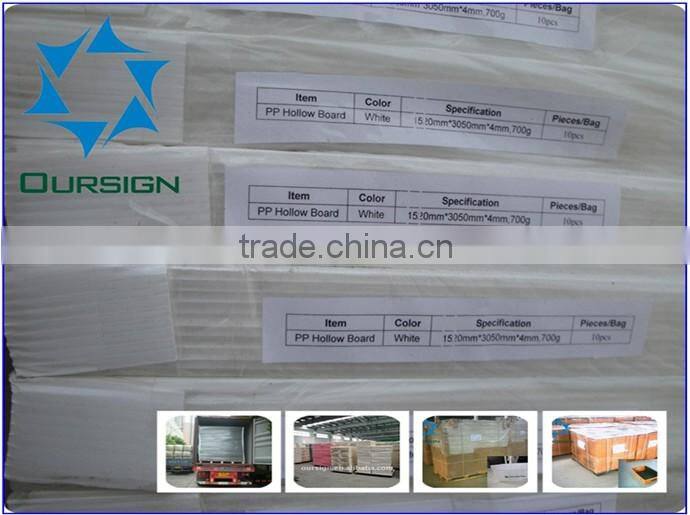PP Hollow sheets / boards