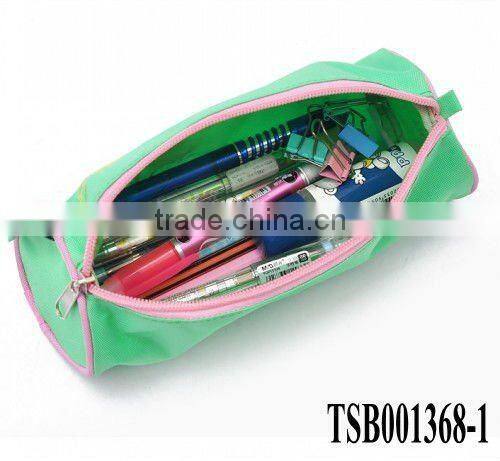 hot sale promotional school round pencil bag canvas pencil bag