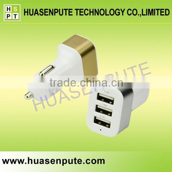 Alibaba Express Mobile Phone Car Charger, Triple Car Charger for Tablet