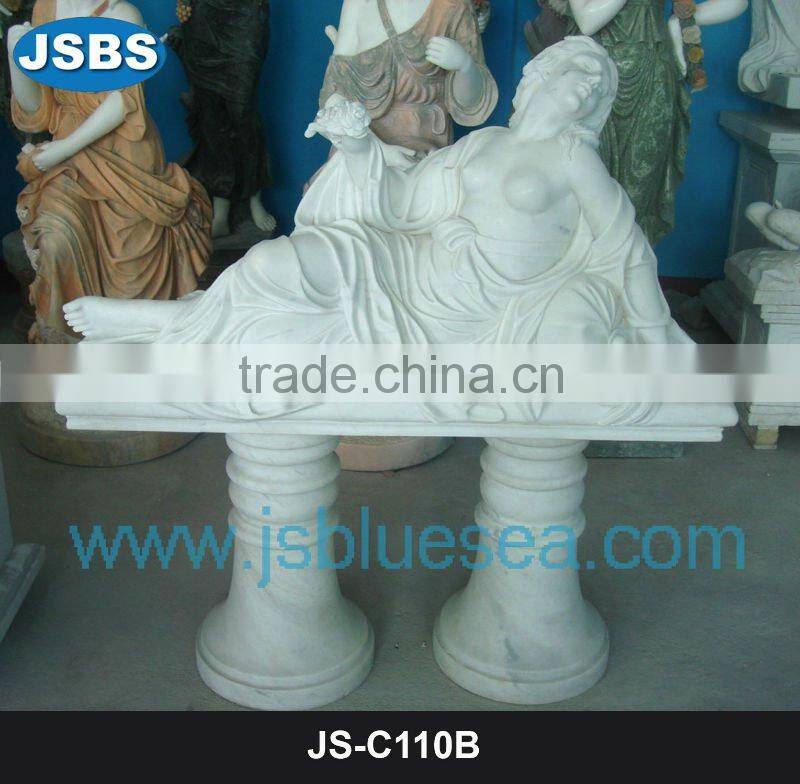 Stone nude lady statue