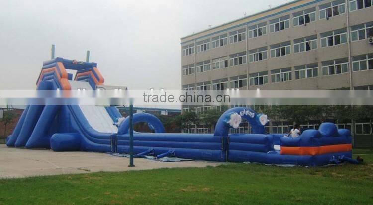 Giant inflatable water slide for adult