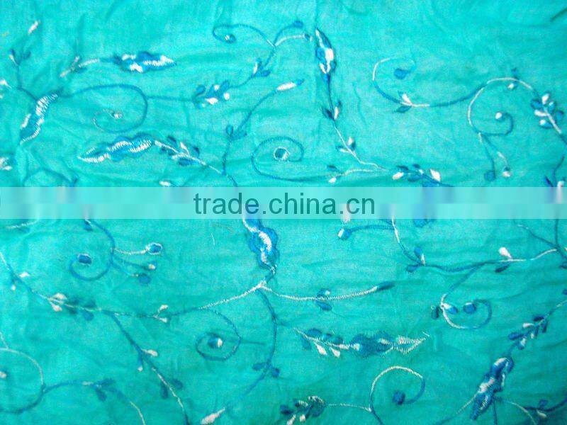 Embroidered Cotton Scarves & Stoles