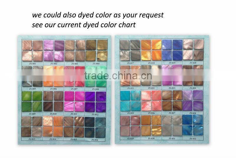 No gap white natural shell mother of pearl square Mosaic