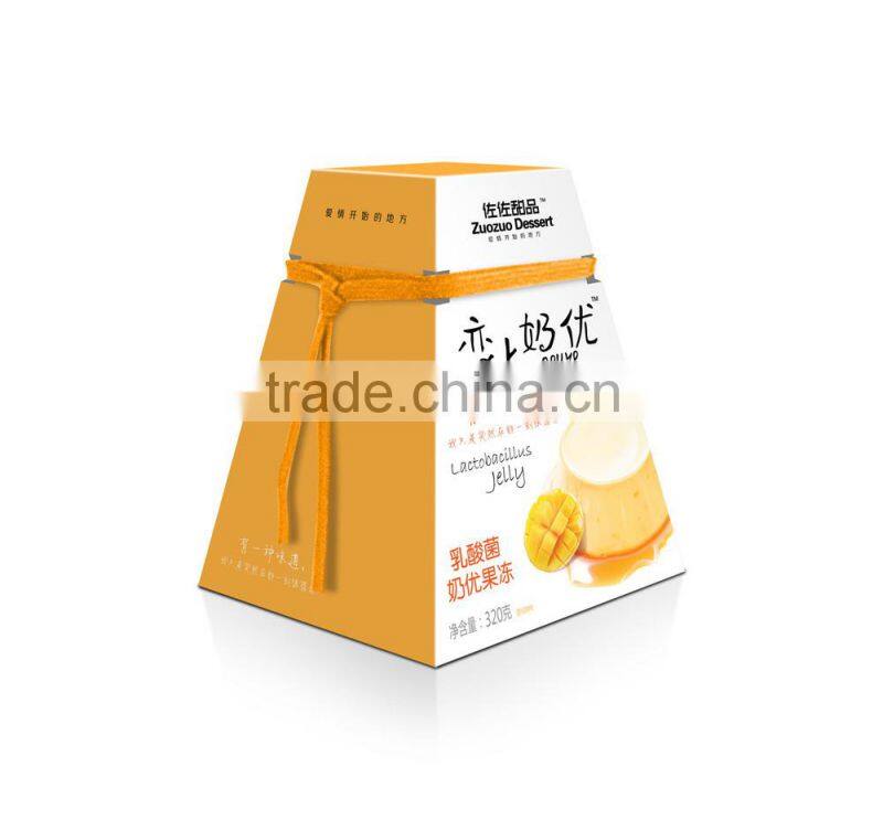 320g box packing gift packing pudding fruit cup jelly