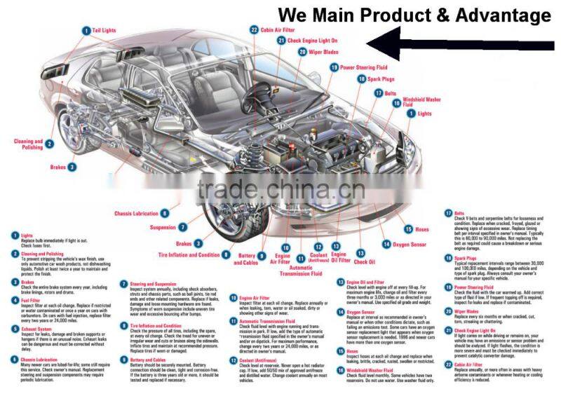 Auto head lamp for ZOTYE T600