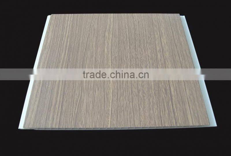 wooden designs with different colors decorative pvc wall panel in haining china