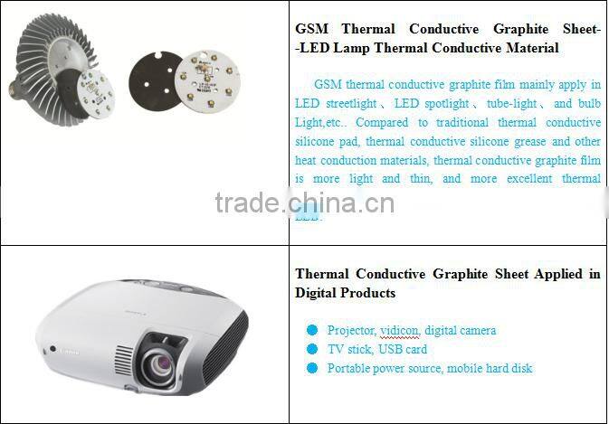 for Latop/phone high thermal comductivity graphite sheet , graphite film from china
