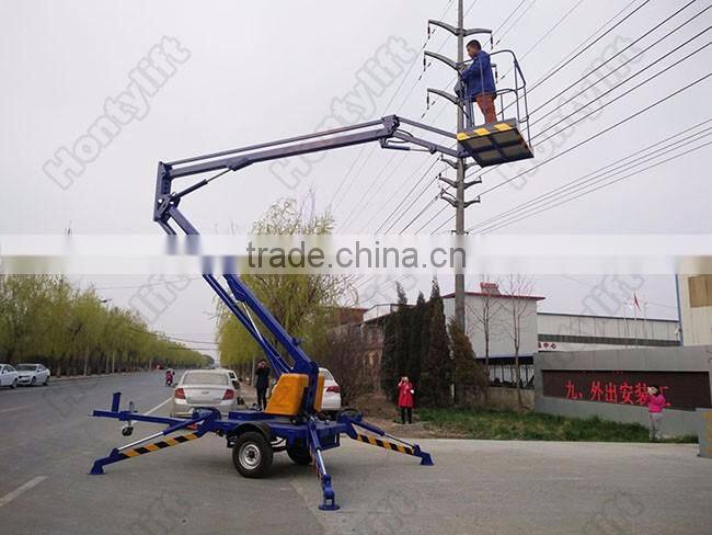 16 m CE cheap sale china genie boom lift/telescopic work platform
