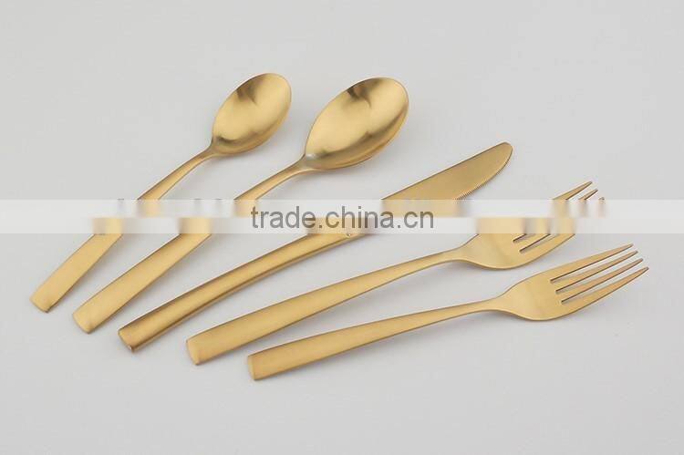20PCS Gold Plated Flatware set 4026