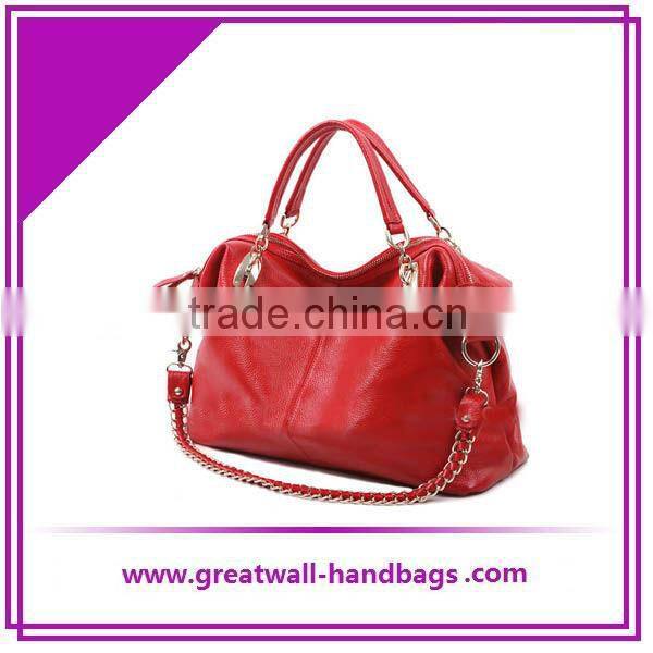 promotion leather product leather bag for ladies